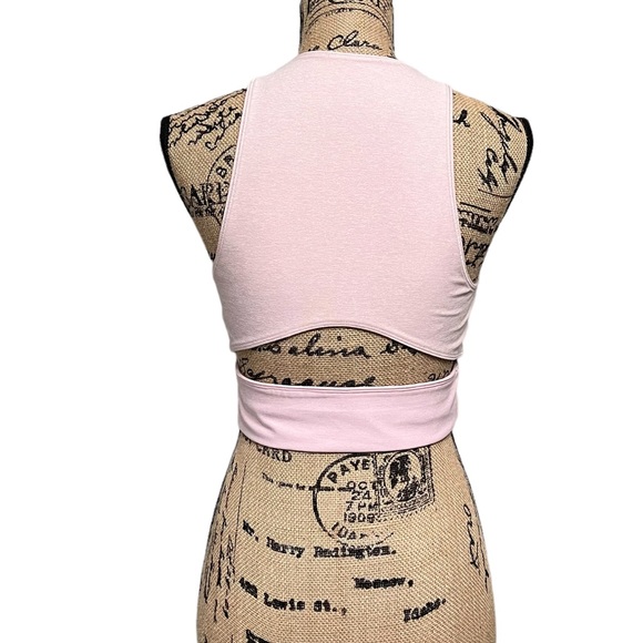 Outdoor Voices Slash Back Crop Sports Bra Medium - Picture 3 of 5